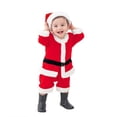 thumbnail image 2 of Vestido de Navidad para niños y niñas, disfraz de Papá Noel de Año Nuevo 2025 con sombrero, vestido rojo para cosplay para niños de 1 a 12 años, 2 of 5