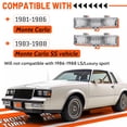 thumbnail image 2 of Luz indicadora de giro delantera ECOTRIC para Chevy Monte Carlo SS 1981-1988, 2 of 7
