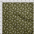 thumbnail image 4 of oneOoneCottonPoplinOliveGreenFabricAsianJapaneseKoiFishFabricForSewingPrintedCraftFabricByTheYard56InchWide, 4 of 4