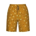 thumbnail image 7 of Disketp Men's Swim Trunks Hawaiian Breathable Surf Beach Swimsuits Mesh Lining Beach Shorts with Pockets-Honey Bee Gnomes, 7 of 7