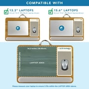 LapGear Home Office Pro Lap Desk with Cushion, Oak Woodgrain