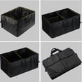 thumbnail image 5 of Caja de almacenamiento para coche y acampada, organizador de maletero de coche, organizador de almacenamiento de maletero plegable negro para coche SUV (negro), 5 of 5