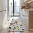 thumbnail image 4 of Gray Red Flower Butterfly Pattern Kitchen Rug Mat,Kitchen Runner Rugs Non Skid Washable,Decorative Kitchen Floor Mats for Kitchen,Sink,Laundry,17"x47.2", 4 of 7