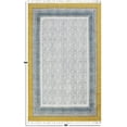 thumbnail image 3 of Casavani Pure Cotton Hand Made Kitchen Kilim,Yellow 2.6x8 feet, 3 of 6