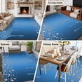 thumbnail image 5 of 6'x9' Area Rugs, Modern Blue Indoor Outdoor Area Rug for Living Room Bedroom, Abstract Diamond Luxury Gradient Washable Bathroom Rugs Kitchen Floor Carpet Mats Home Decor Aesthetic, 5 of 8