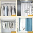 thumbnail image 5 of Stainless Steel Extendable Wardrobe Rod 51cm to 80cm Anti-corrosion Adjustable Telescopic Curtain Rod Extendable Wardrobe Tube for Closet Bathroom Kit, 5 of 5
