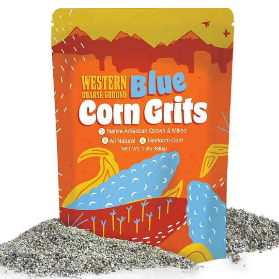 FishSki Provisions Western Blue Corn Grits, 1.5 lbs