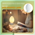 thumbnail image 2 of Egg Shape Table Lamp Easter Bedside Lamp Bedroom Nightstand Light Easter Gift, 2 of 9