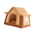 thumbnail image 2 of Caseta para perros, cueva para cachorros, sofá acogedor, portátil, suministros para mascotas, base antideslizante desmontable L, 2 of 9