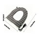 thumbnail image 3 of Asiento de inodoro con calefacción gris - Cojín calefactor USB de invierno, termostato de calefacción rápida, cojín de felpa lavable, cubierta de asiento de inodoro, 3 of 6