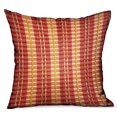 thumbnail image 1 of Plutus Cherry Tassel Orange Stripes Cojínde lujo para exteriores / interiores, doble cara, 24 "x 24" Plutus PBRAO130-2424-DP, 1 of 2