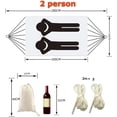 thumbnail image 2 of Hammock Garden Cotton Hammock Macrame Fringe Hammocks Boho | Balcony Hammocks with Handmade Tassels 2 Person Double Hamock 480lbs for Home,Backyard,Beach,Patio, 2 of 6