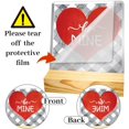 thumbnail image 2 of Valentine’s Day Love Desk Decor,Be Mine In Red Heart Buffalo Plaid Acrylic Desk Decorative Sign With Wooden Stand for Home Tabletop Desk Decoration,Valentine’s Day Gifts for Her Wife Girls Girlfriend, 2 of 6