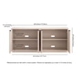 thumbnail image 5 of Evelyn&Zoe Modern/Contemporary 68" Wide Alder White Buffet Table, 5 of 7