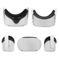 thumbnail image 3 of Carcasa Protectora De Auriculares Vr Cubierta frontal protectora de silicona para auriculares Oculus Quest 2 VR (blanco), 3 of 6
