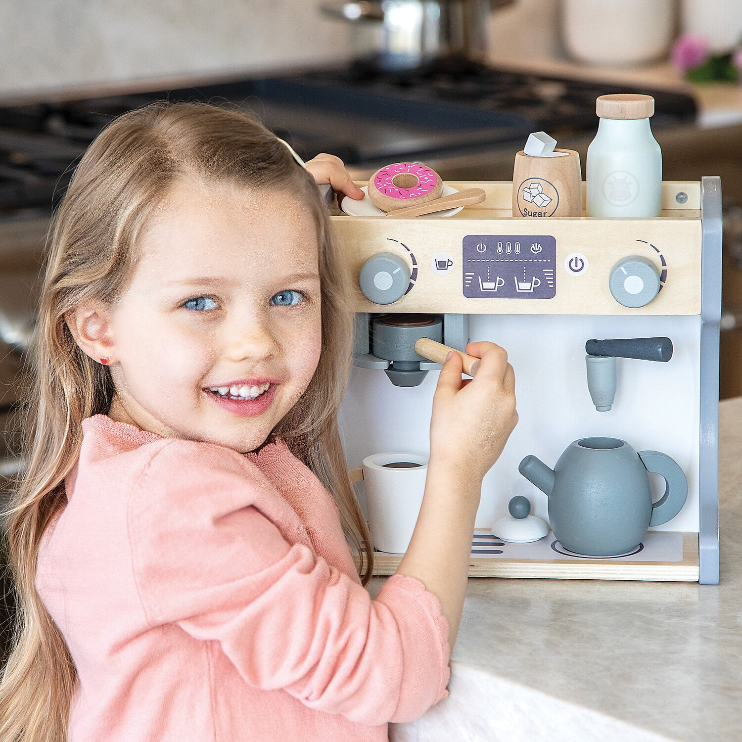 [Kidzlane]Kidzlane Durable Kids Play Dishes Pretend Play Childrens Dish Set 29 Piece with Drainer 0531 [並行輸入品] Kidzlane Kids Play Dishes - 29 Piece Pretend Play Set with