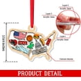 thumbnail image 3 of United States National Shaker Ornament, Personalized USA Map Ornament 2025, Travel Souvenir Gifts for Travelers Across America, Landmark & U.S. Culture Ornaments with Custom Name, 3 of 5