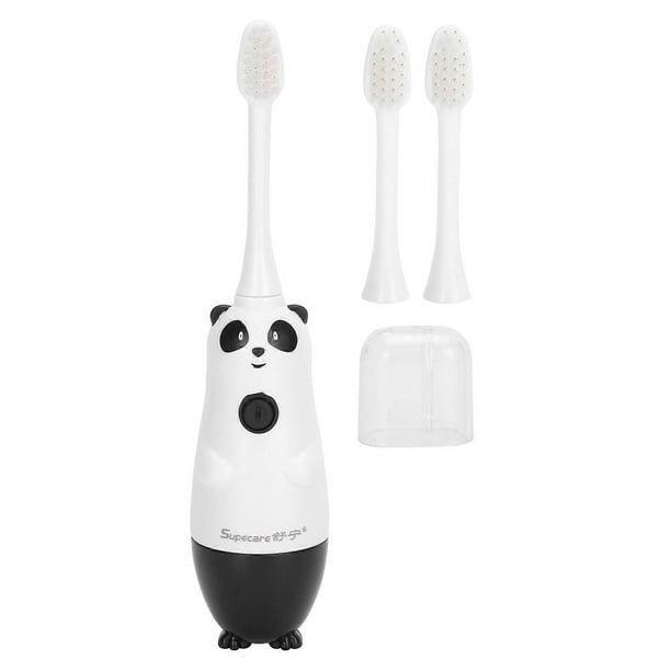 Sonic Electric Toothbrush with Soft Bristles, Panda Pattern, Teeth Cleaning for Kids Ages 2-12