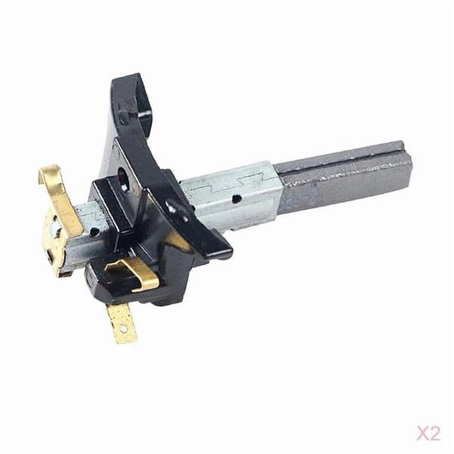 2 Unidades Cepillo de Carbón de Motor Eléctrico 32mm / Pulgadas Aspiradora Partes 32mm Dia.