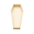 thumbnail image 2 of Halloween Coffin Decor 9 inch, Pack of 6 Unfinished Wood Coffin Box for Coffin Serving Tray, and Goth Bathroom Décor, by Woodpeckers, 2 of 6