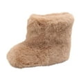 thumbnail image 2 of breaise Kids Boys Girls Faux Fleece Ankle Bootie Thick Plush Lining Boots Slip-on House Shoes Anti-Slip Sole, 2 of 7