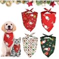 thumbnail image 1 of 4 Bandanas para Perros de Navidad, Bandana Triángulo de Navidad Ajustable para Perros, Bandana para Mascotas Lavable Decoraciones de Navidad, para Perros pequeños, Medianos, Grandes y,11 Feliz Sencillez, 1 of 5