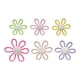 thumbnail image 2 of 6 piezas de flores de margarita tejidas para decoración de pared, ideal para cumpleaños, baby shower Estilo B, 2 of 9