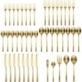 thumbnail image 2 of Beacon Gold Satin 45-Piece Flatware Set, 2 of 5
