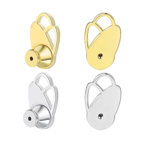 Petal Designed Earring Stabilizers Secure Fit For All Day Wear Portable Brass Jewelry Enhancers