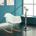 thumbnail image 5 of Modway Rocker Plastic Lounge Chair in White, 5 of 5