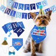 thumbnail image 4 of Decoración Ajustable Hecha A Mano Para Fiesta De Cumpleaños De Mascotas, Bufanda Para Perros Y Gatos, Sombrero, Collar, Pancarta, Accesorios Para Suministros Para Fiestas De Mascotas Diy Guardurnaity HA023644-00, 4 of 7
