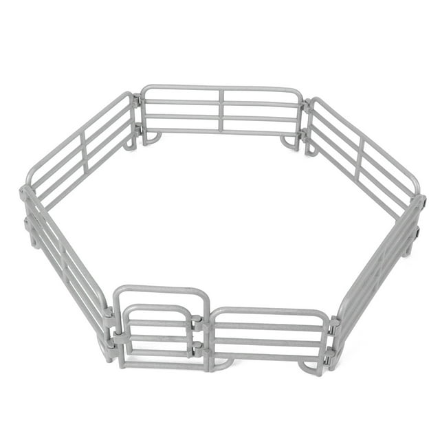 Ensemble de Jeu de Clôture de Ferme de Jardin pour Enfants, Jouets Clôture Cheval Coureur, Interaction Parent-Enfant Jeux de Rôle pour Maison de Jeu Éducation Précoce Enfants PL127
