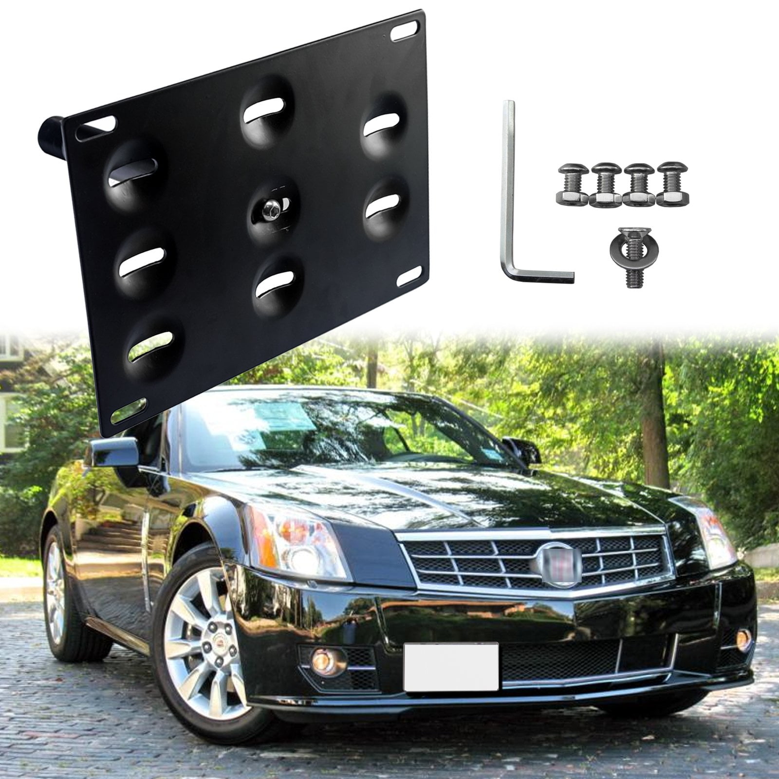Xotic Tech for Cadillac XLR 20062009 Black Front Bumper Tow Hook
