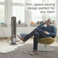 thumbnail image 4 of Lasko Wind Curve 42" 3-Speed Oscillating Ionizer Remote Controlled Tower, Gray/Brown, 2554, 4 of 13
