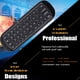 thumbnail image 2 of Remoto Wechip W1 2.4G Air Mouse Teclado inalámbrico de control remoto Infrared Remote Learning 6-Axis Motion Sense con receptor de USB para Smart TV Android TV BOX Laptop PC, 2 of 8