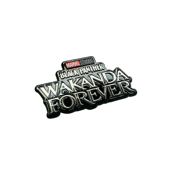 Marvel Studios Officially Licensed: Black Panther Wakanda Forever Enamel Lapel Pin - 1.57" x 0.78"