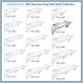 thumbnail image 7 of GRIDMANN 18" x 36" NSF Stainless Steel Kitchen Wall Mount Shelf w/ Backsplash, 7 of 7
