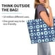 thumbnail image 2 of Balery Vintage Blue Bolsa Tote Estilo Estético con Cremalleras, Bolsa de Hombro, Bolsa de Compras Grande y Plegable, 2 of 8