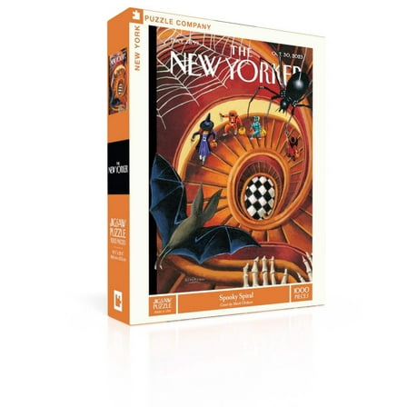 New York Puzzle Company Spooky Spiral 1000 Piece Jigsaw Puzzle