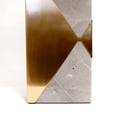 thumbnail image 2 of Pasargad Home Triumph Collection Marble & Metal Modern Table Lamp with E27 Bulb - Grey, Gold & White, 2 of 5