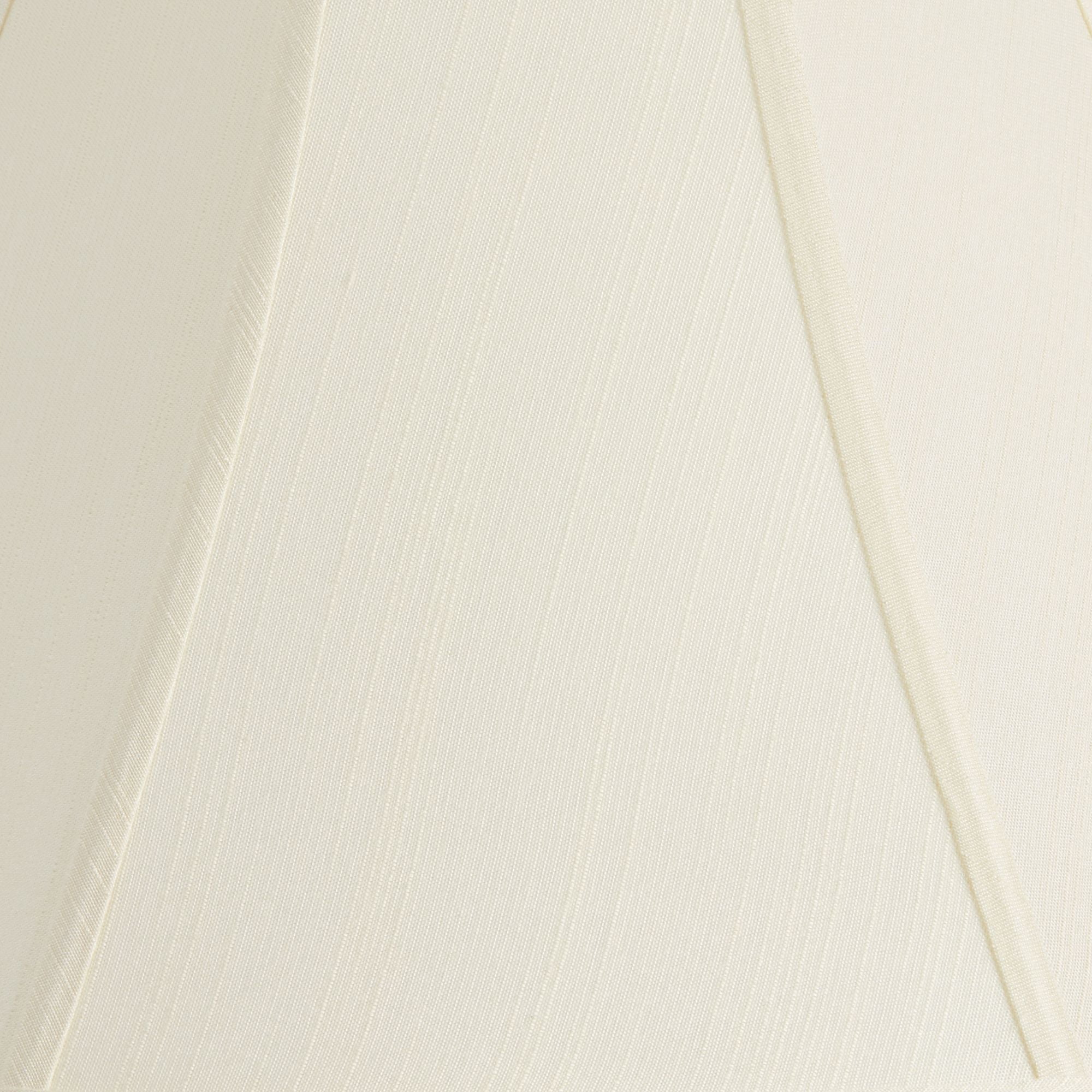 Imperial Shade Creme Large Bell Lamp Shade 7" Top x 20" Bottom x 13.75" Slant x 12.25" High (Spider) Replacement with Harp and Finial