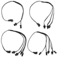 thumbnail image 3 of Cable de Divisor Conector EL Wire Splitter para Accesorio de lámpara de tirarere de Alambre EL de Plástico de Color Negro Colco Divisor de cable EL, 3 of 8