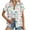 #0049-Multicolor, variant on Women's Summer Hawaiian Shirts Floral Short Sleeve Button Down Shirts Hawaii Tropical Beach Tops Outfits