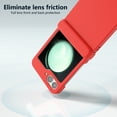 thumbnail image 3 of for Samsung Galaxy Z Flip 6 Case with Hinge Protection, Skin-Friendly Shockproof Drop Proof Full Body Protective Slim Cover Protective Case for Samsung Galaxy Z Flip 6,Red, 3 of 6