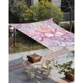 thumbnail image 3 of Sun Shade Sail 12x16Ft Mandala Floral Pattern Abstract Artwork Uv Block Sunshade Canopy Outdoor Shade Cover Rectangle Shade Cloth For Patio Garden Yard Deck Pergola, 3 of 6