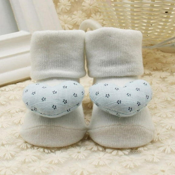Newborn Infant Baby Girls Soft Socks Cute Star Love Pattern Kids Princess Socks 0-1Y