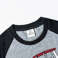 thumbnail image 4 of NOLDARES Toddler Baby Boy Clothes Summer Outfit Short Sleeve Tractor Letter Print T Shirt Shorts Set Blazer,5-6 Y, 4 of 9