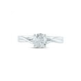 thumbnail image 2 of 14kt White Gold Round Diamond Solitaire Bridal Wedding Engagement Ring 1 Cttw, 2 of 4