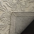 thumbnail image 4 of SAFAVIEH Blossom Githa Geometric Wool Area Rug, Ivory/Grey, 6' x 6' Round, 4 of 8
