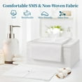 thumbnail image 5 of 50PCS Disposable Bed Sheets & 50PCS Disposable Face Cradle Covers, Skin-Friendly Non-Woven Massage Table Sheets 31.5" x 70.9", Hygiene Disposable Supplies for Massage SPA Tattoo Beauty Salon, 5 of 9